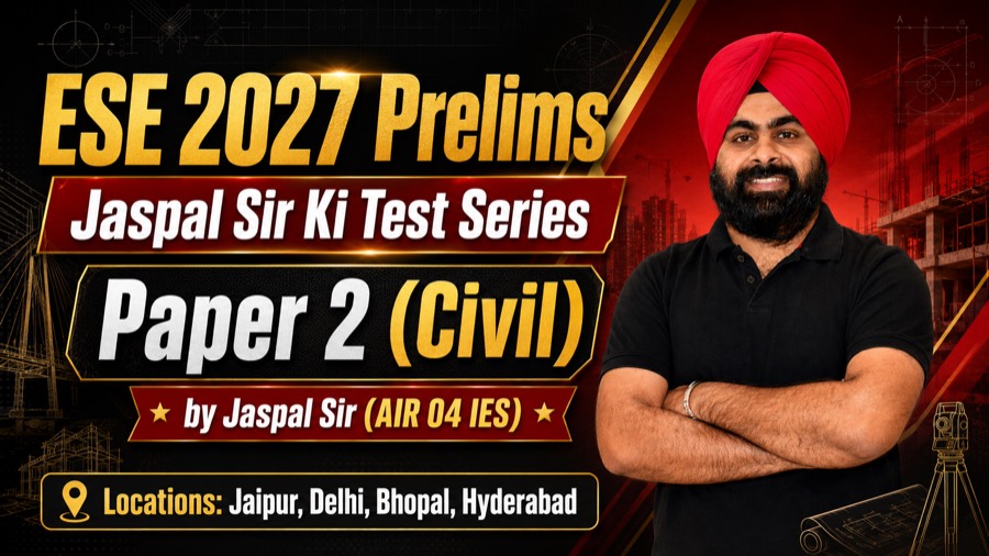 ESE 2027 Prelims - Paper 2 (Civil)