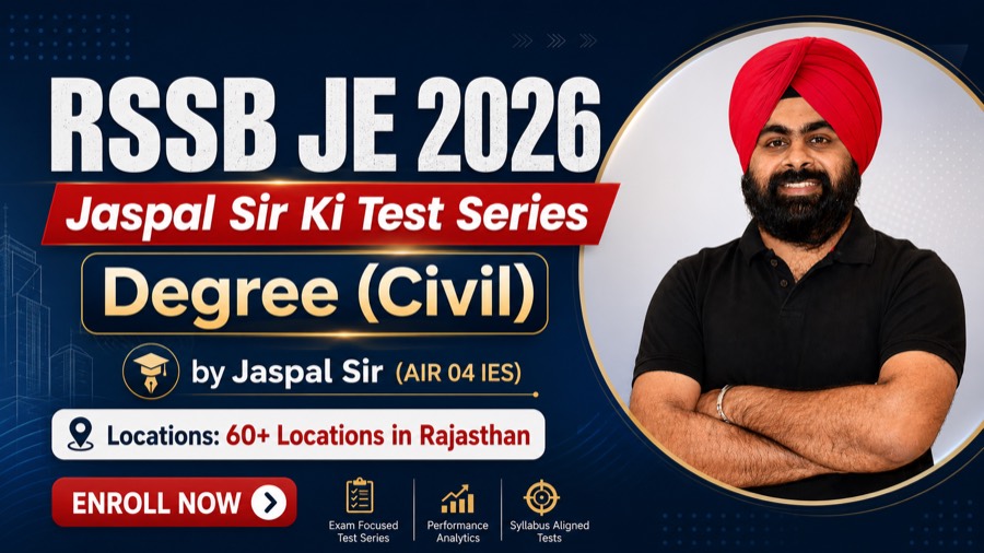 RSSB JE 2026 - Degree Civil Test Series