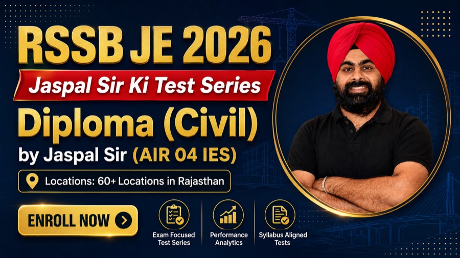 RSSB JEN 2026 - Diploma Civil Test Series