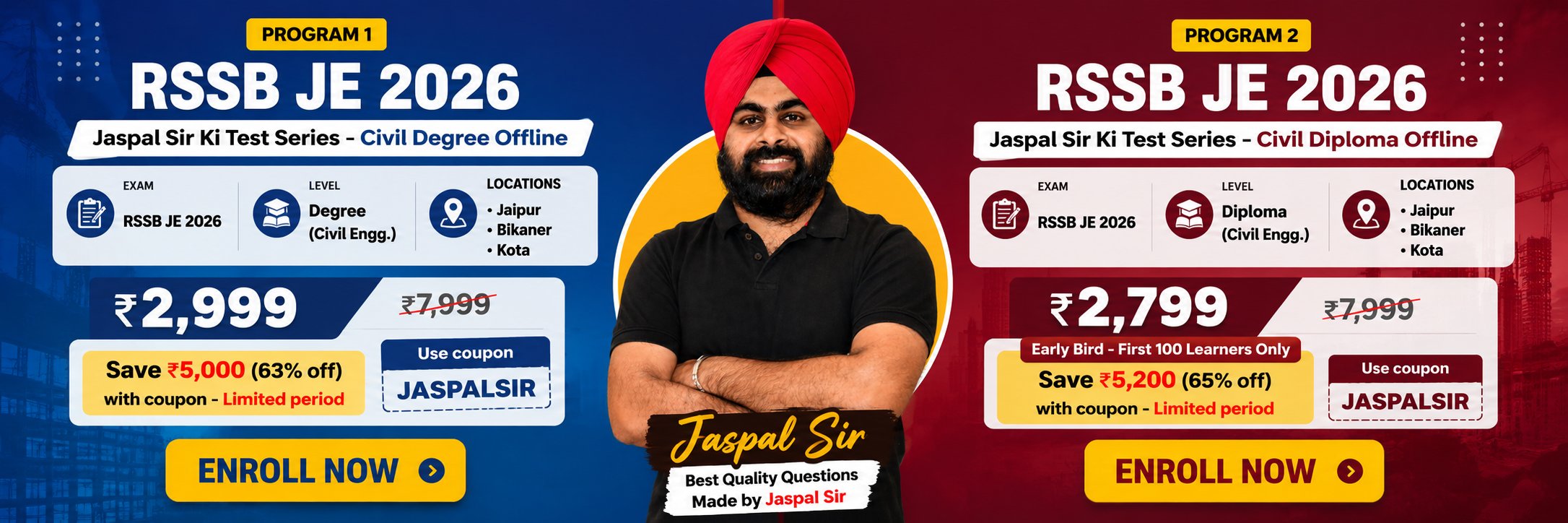 Offline Programs - Dr. Jaspal Singh