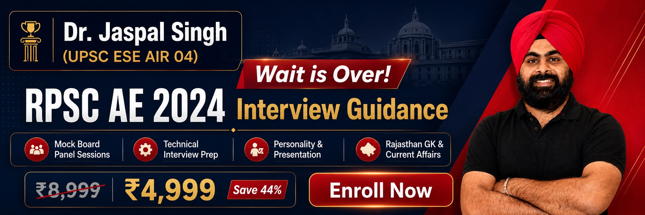 RPSC AE 2024 Interview Guidance - Wait is Over - By Dr. Jaspal Singh